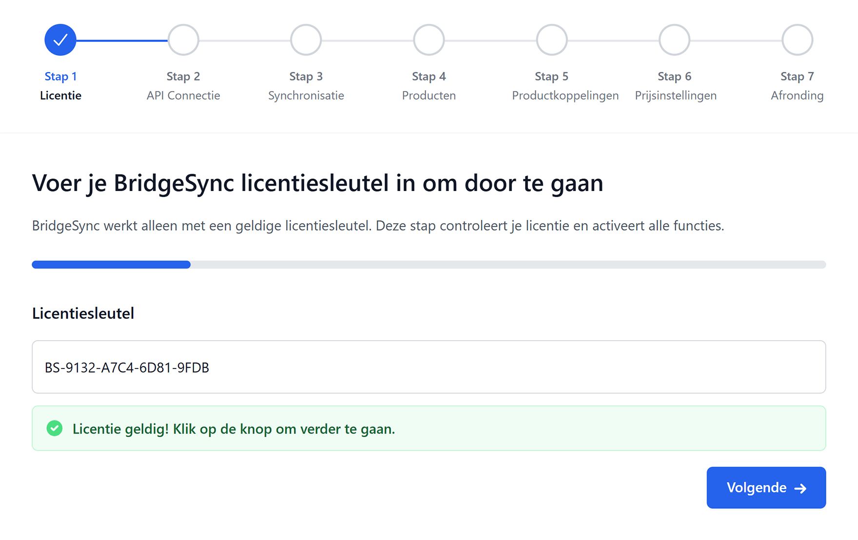 WooCommerce Bol.com koppeling setup wizard - automatische synchronisatie configuratie binnen 5 minuten via BridgeSync dashboard