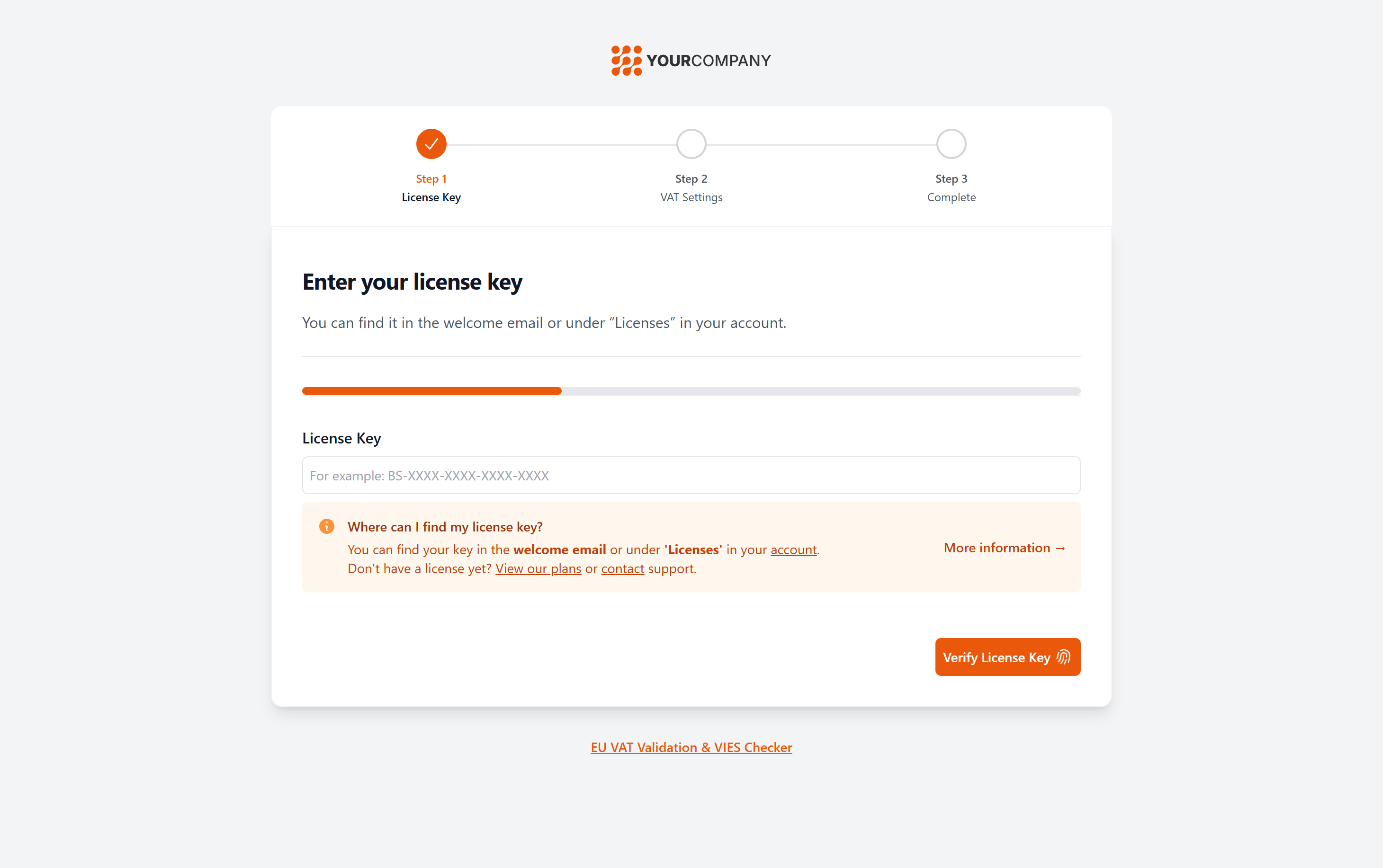 I can confirm that whitelabeling is set up in the setup wizard (BridgeSync). The Whitelabel WooCommerce plugin is a BridgeSync setup wizard with custom branding and license key validation.